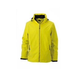 chaqueta térmica de invierno  para hombre con capucha desmontable y repelente al agua y al viento y protección contra la nieve
